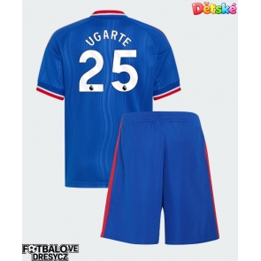 Manchester United Manuel Ugarte #25 Dětské Venkovní dres komplet 2026-27 Krátký Rukáv (+ trenýrky)
